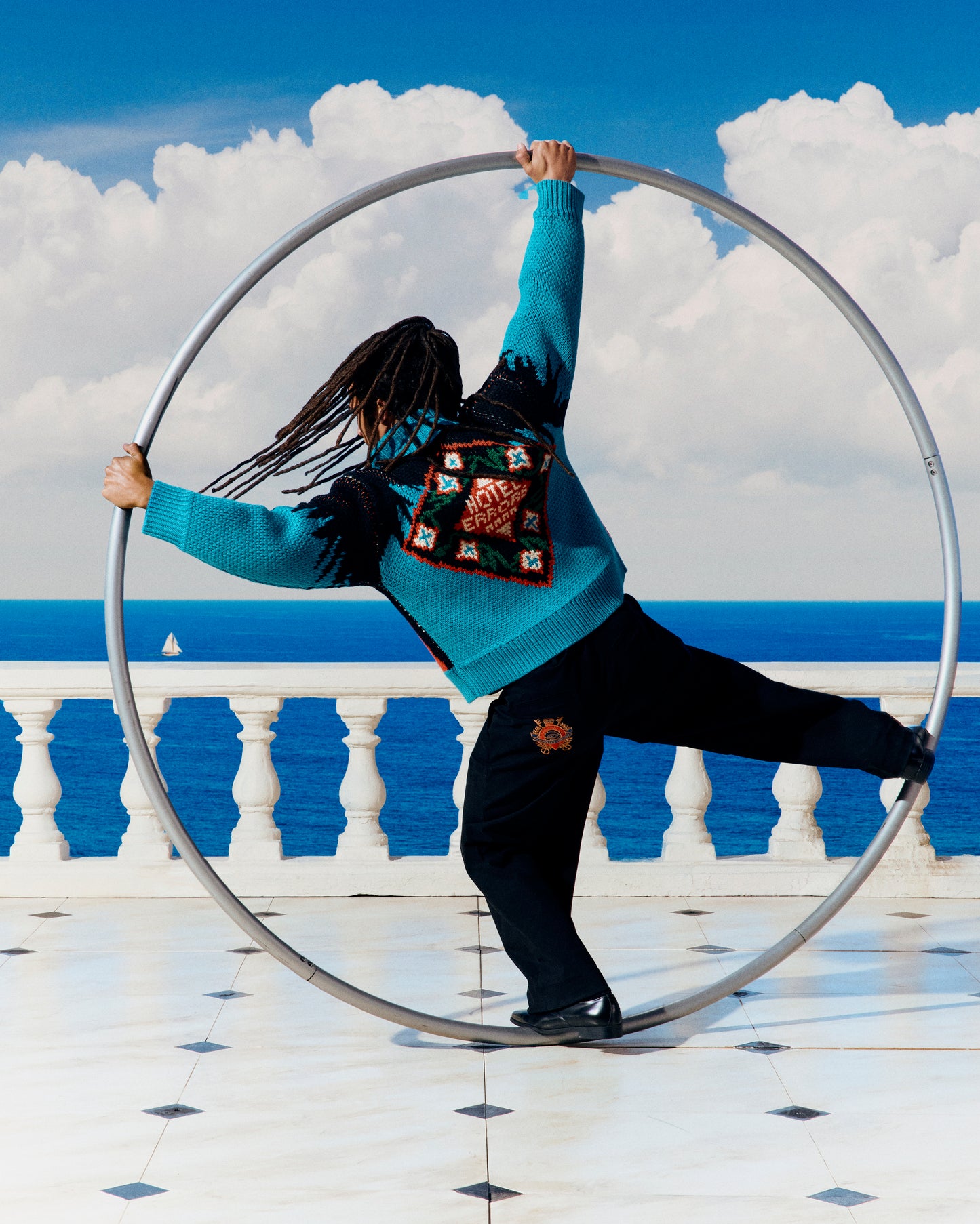 WOOL BLEND HOTEL ERRORS CARDIGAN