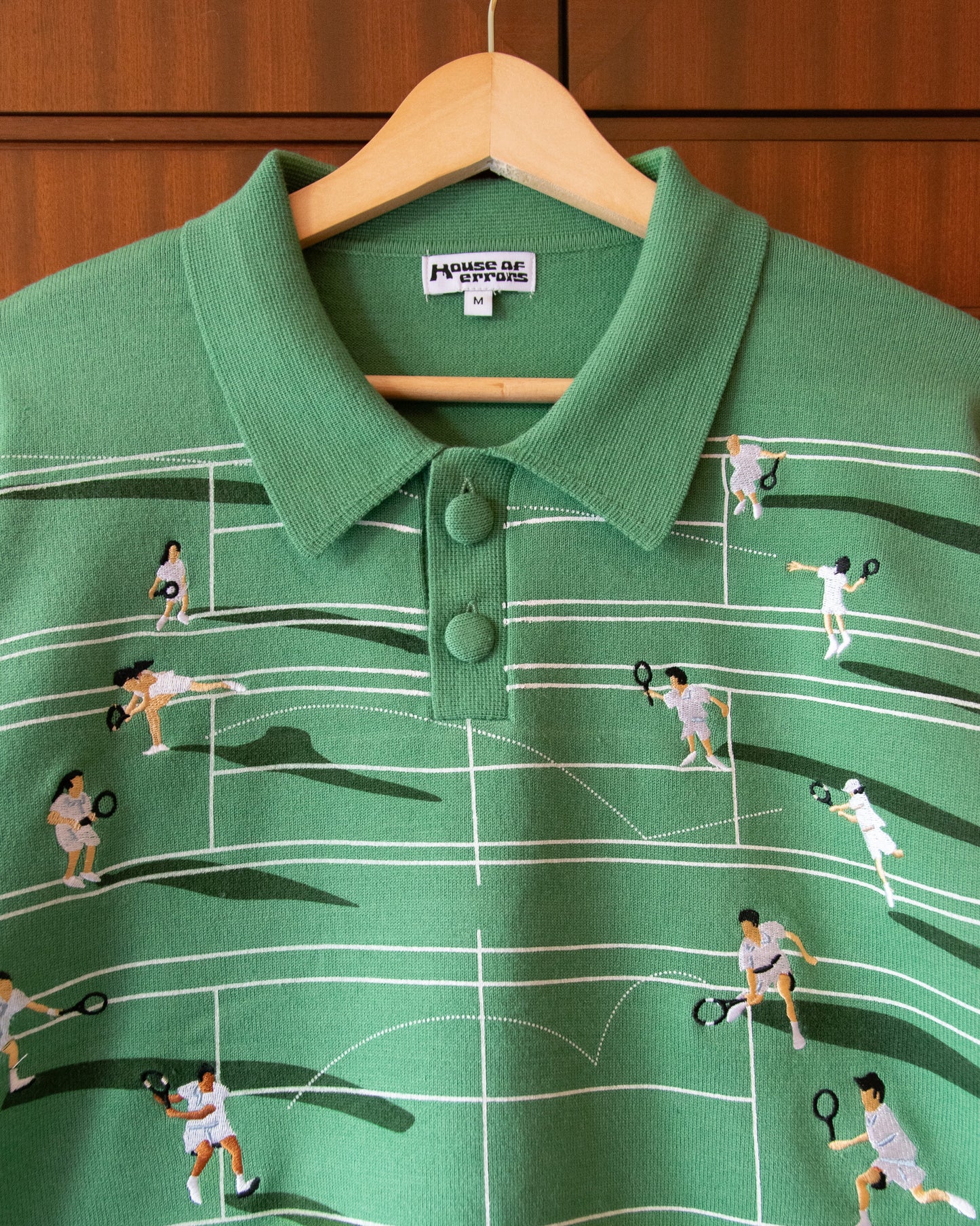 FINE KNIT TENNIS SWEATER