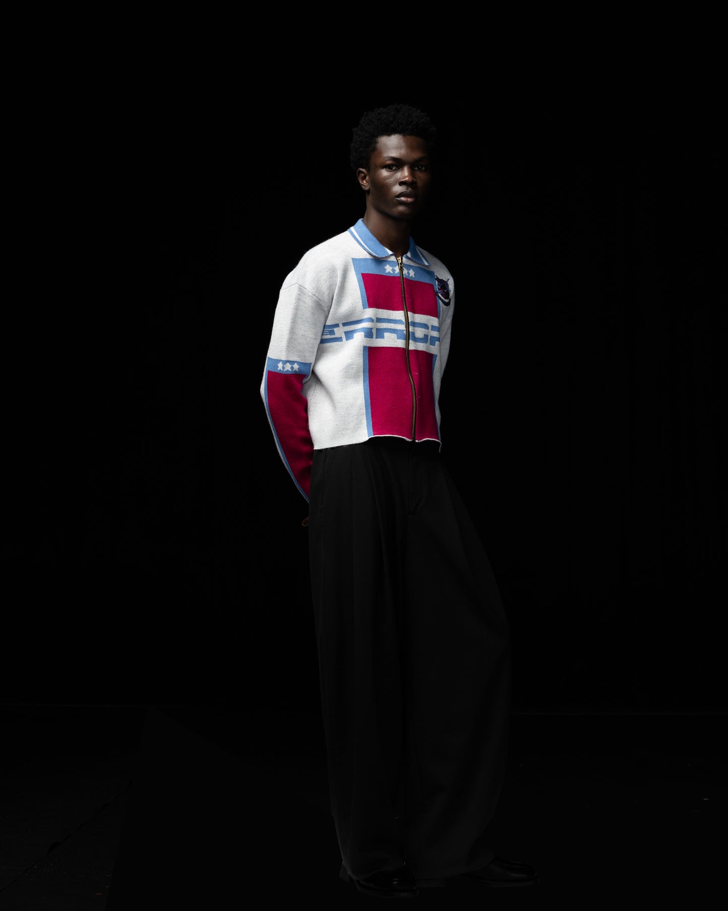 PARIS AWAY KNITTED FOOTBALL JACKET