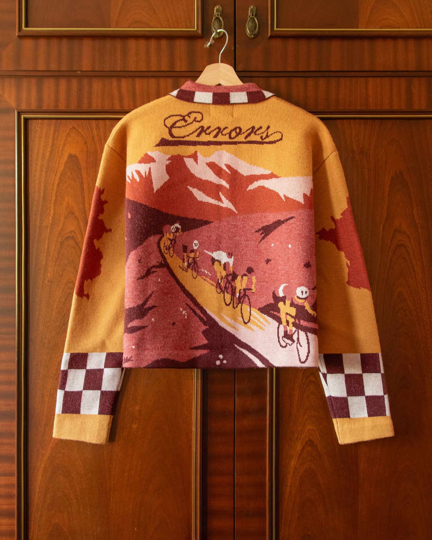 KNIT CYCLING JACKET IN SUNRISE