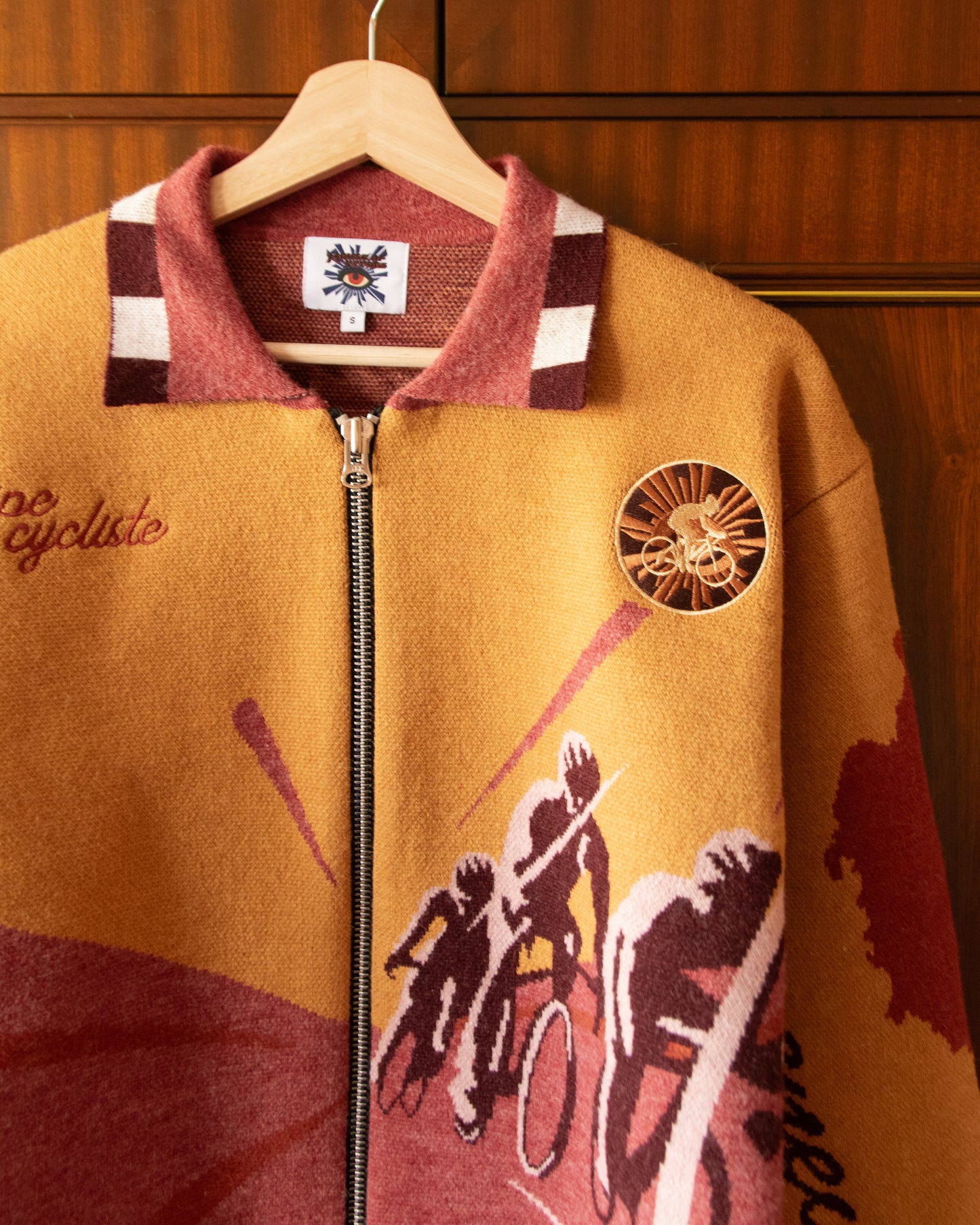 KNIT CYCLING JACKET IN SUNRISE