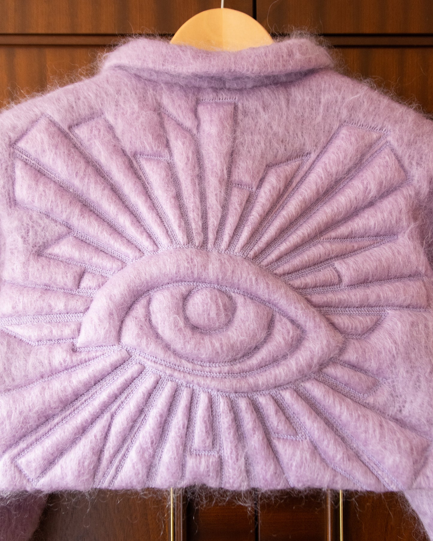 CROPPED MOHAIR CHAINQUILT JACKET