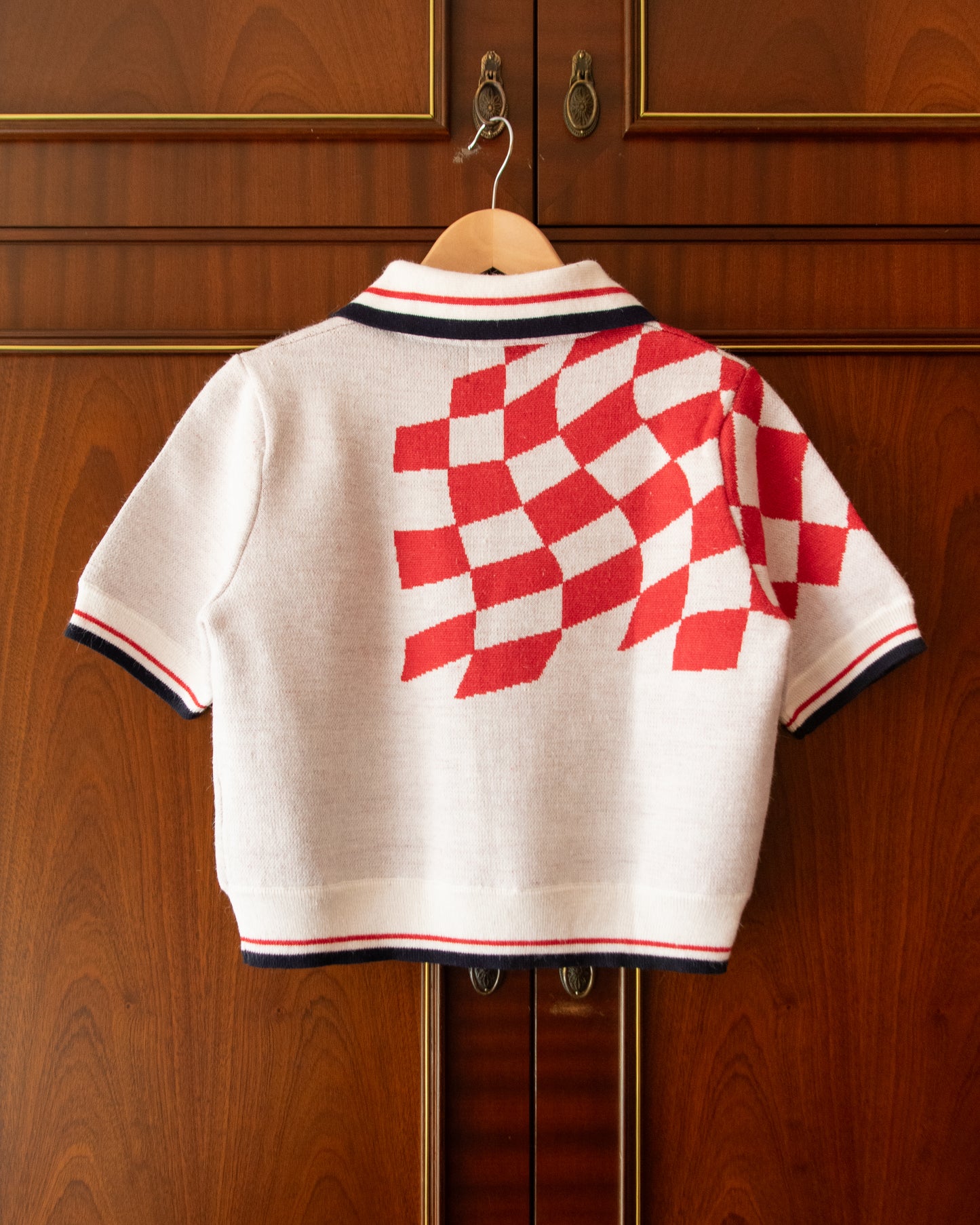 KNITTED FOOTBALL POLO