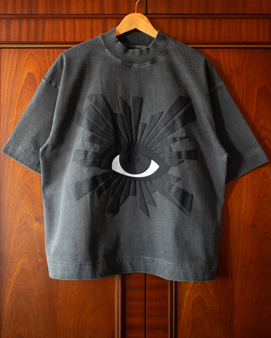 ALL-SEEING HEAVYWEIGHT TEE IN SABLE