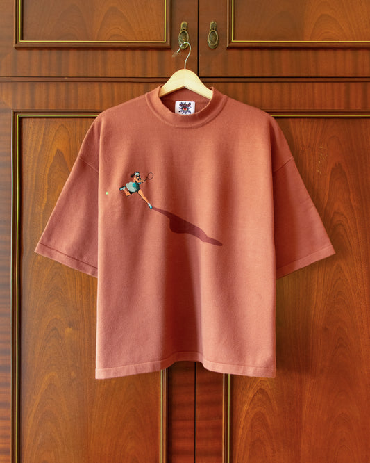 KNITTED TENNIS TEE