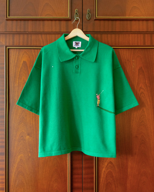 KNITTED GOLFER POLO