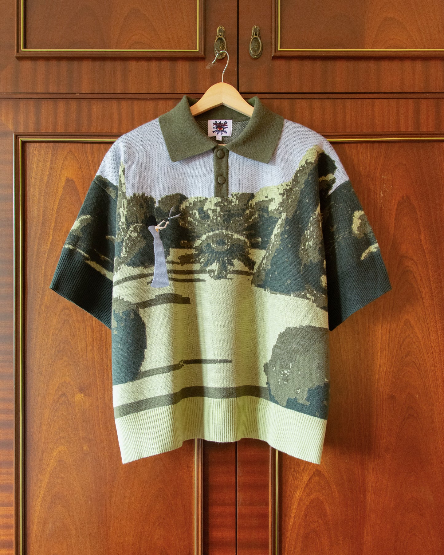 KNITTED GARDEN POLO