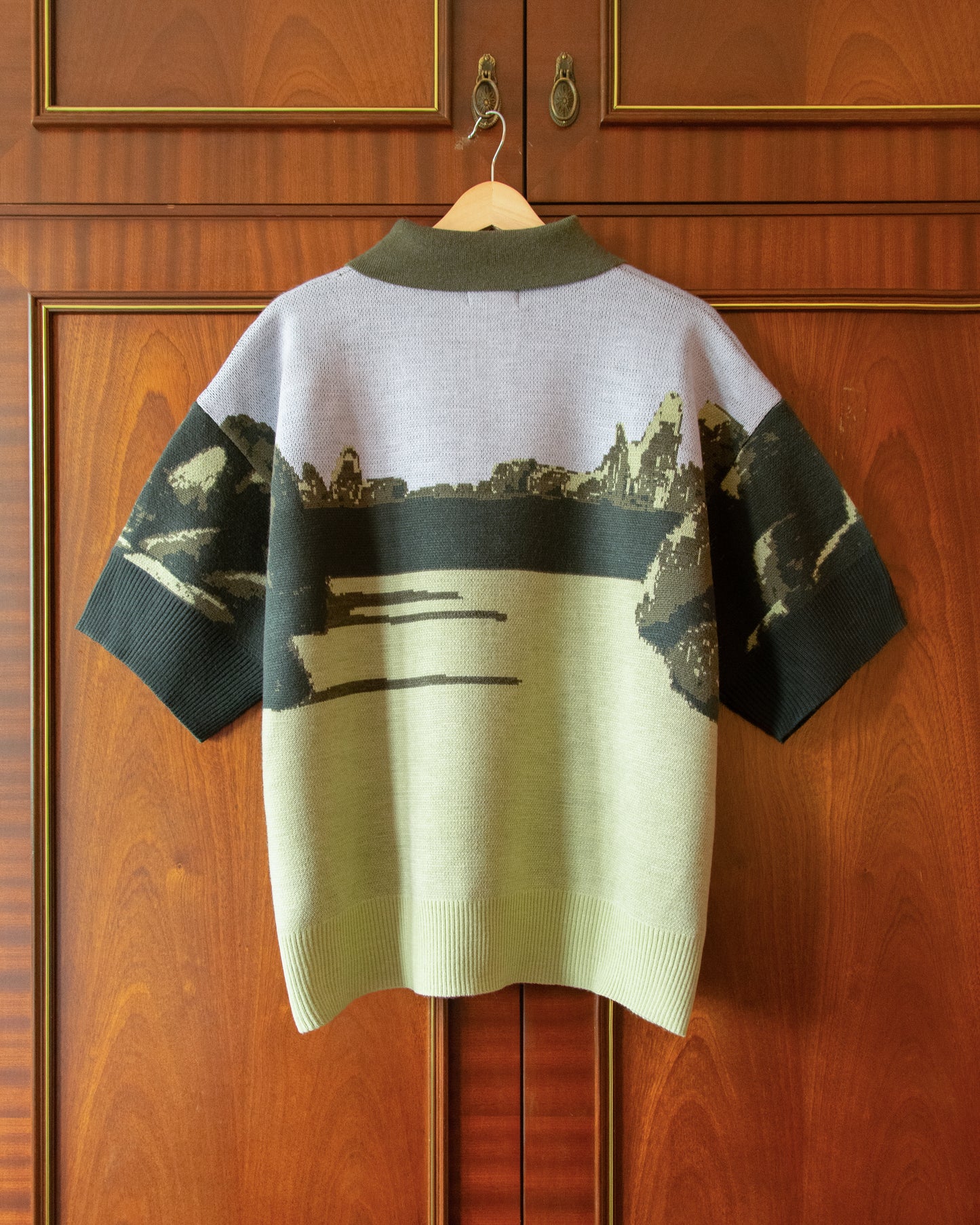 KNITTED GARDEN POLO
