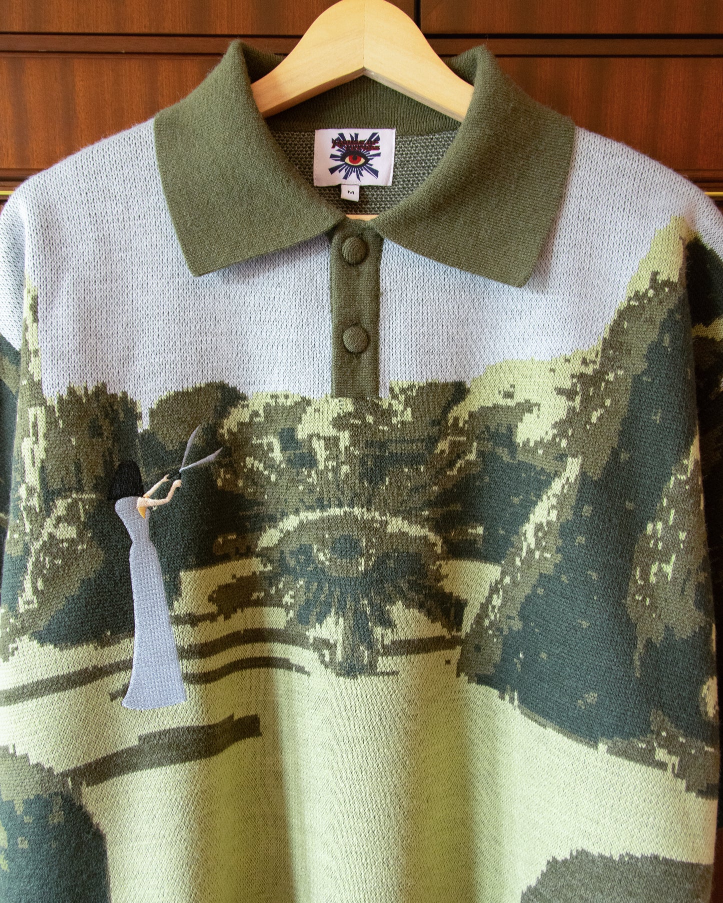 KNITTED GARDEN POLO