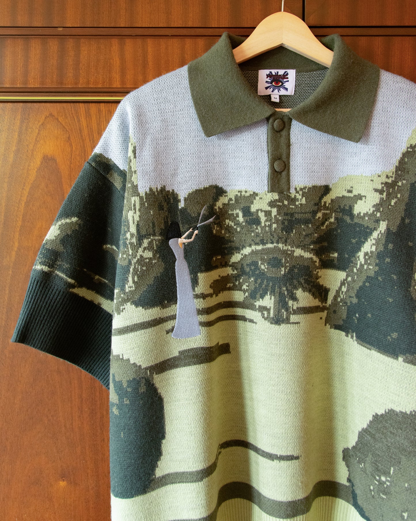 KNITTED GARDEN POLO