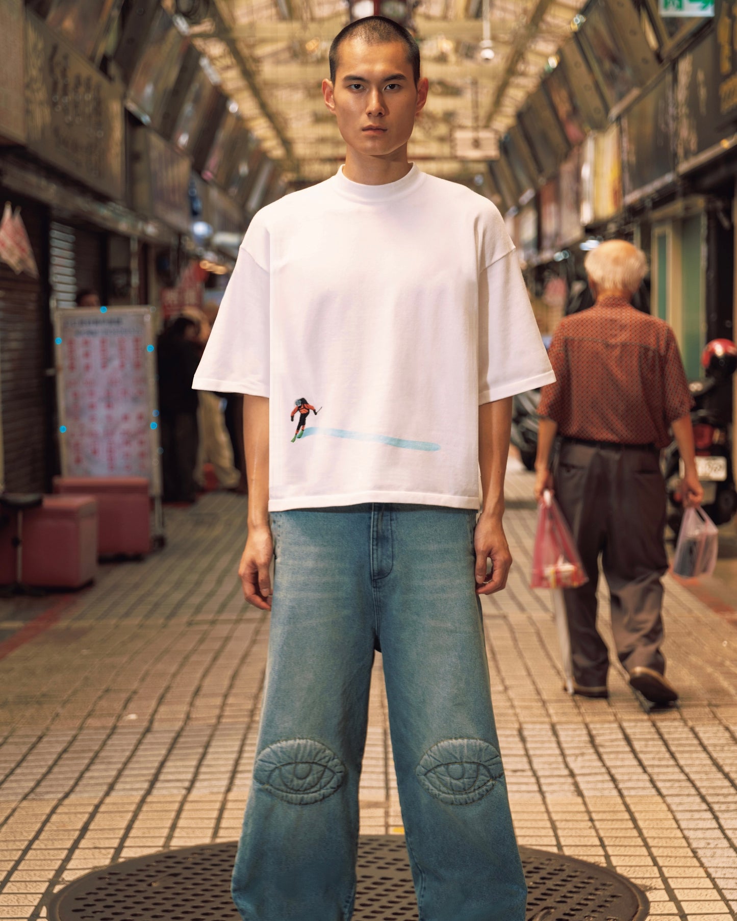 KNITTED SKIER TEE