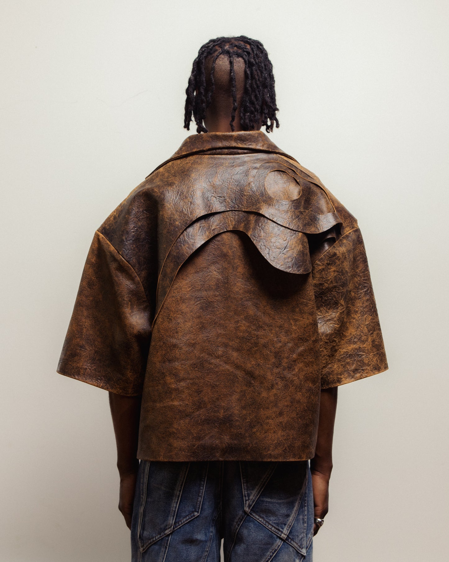 ANTIQUE LEATHER TOPO CUBAN