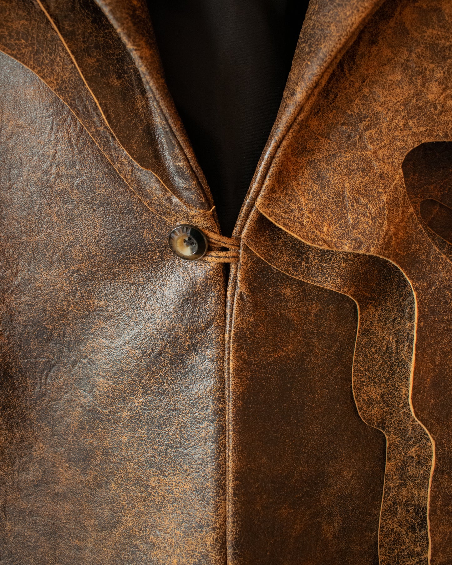 ANTIQUE LEATHER TOPO CUBAN