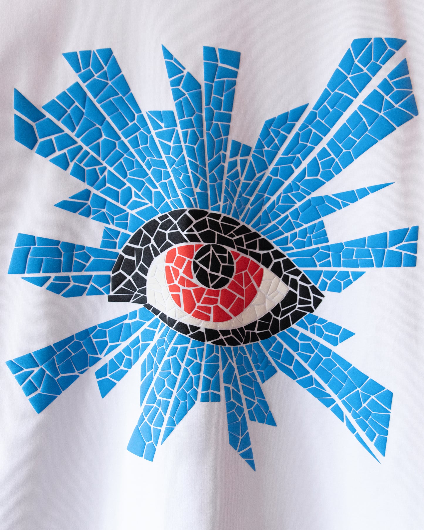 MOSAIC ALL-SEEING HEAVYWEIGHT TEE IN WHITE