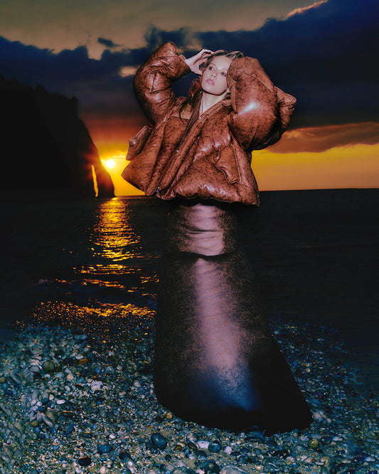 FW23 LEATHER COAT