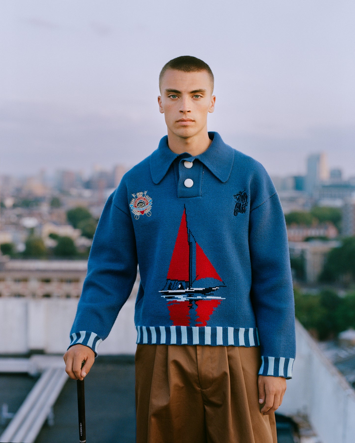 'SCARLET NAUTA' KNITTED SWEATER