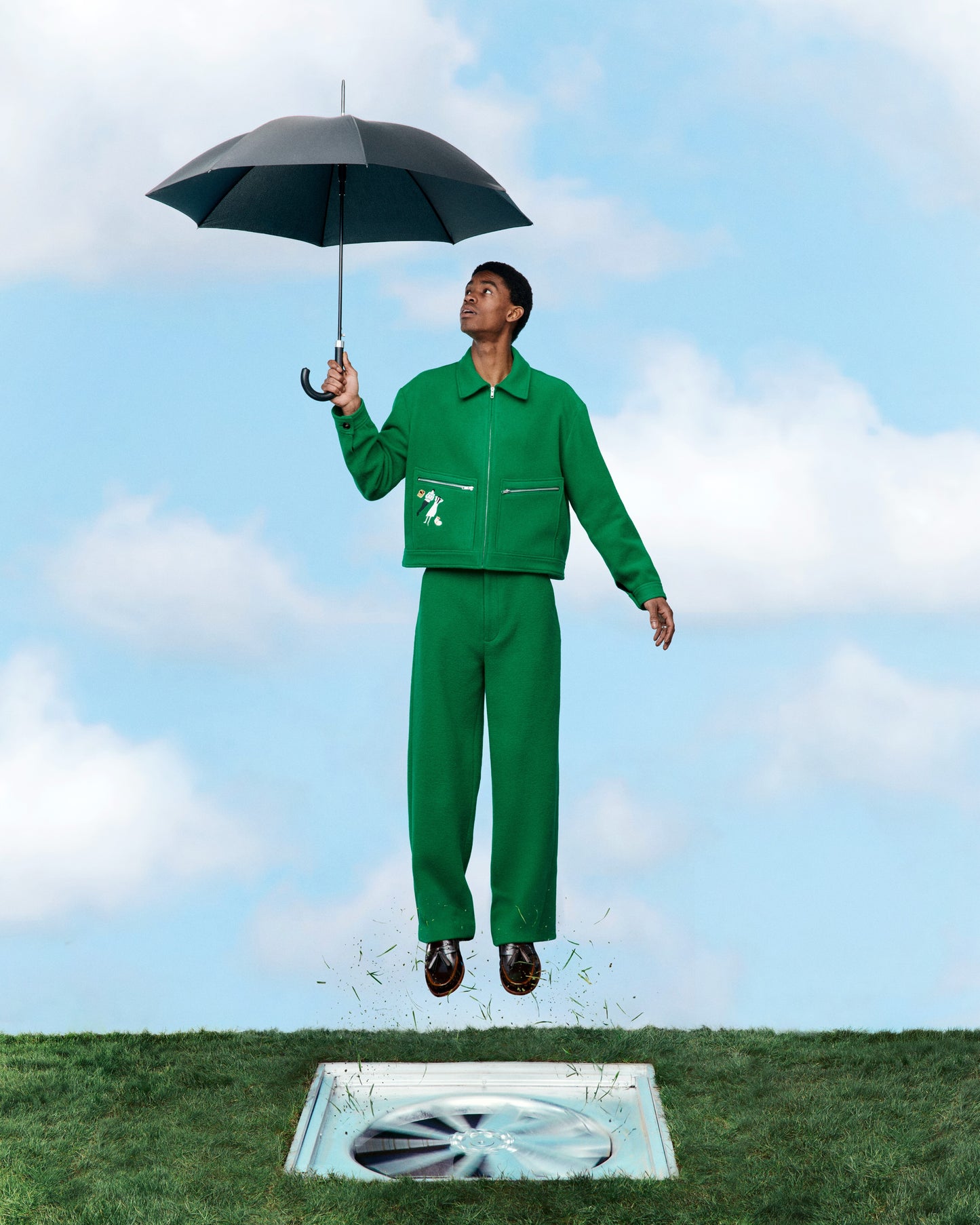 WOOL FIELD TROUSERS
