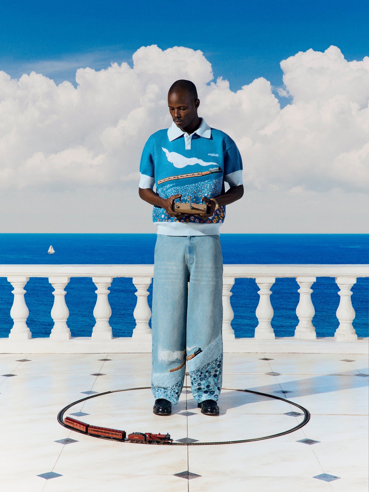 ERRORS EXPRESS EMBROIDERED POLO