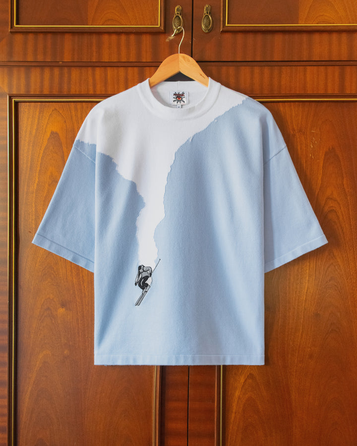 KNITTED 'TOUT SCHUSS' TEE