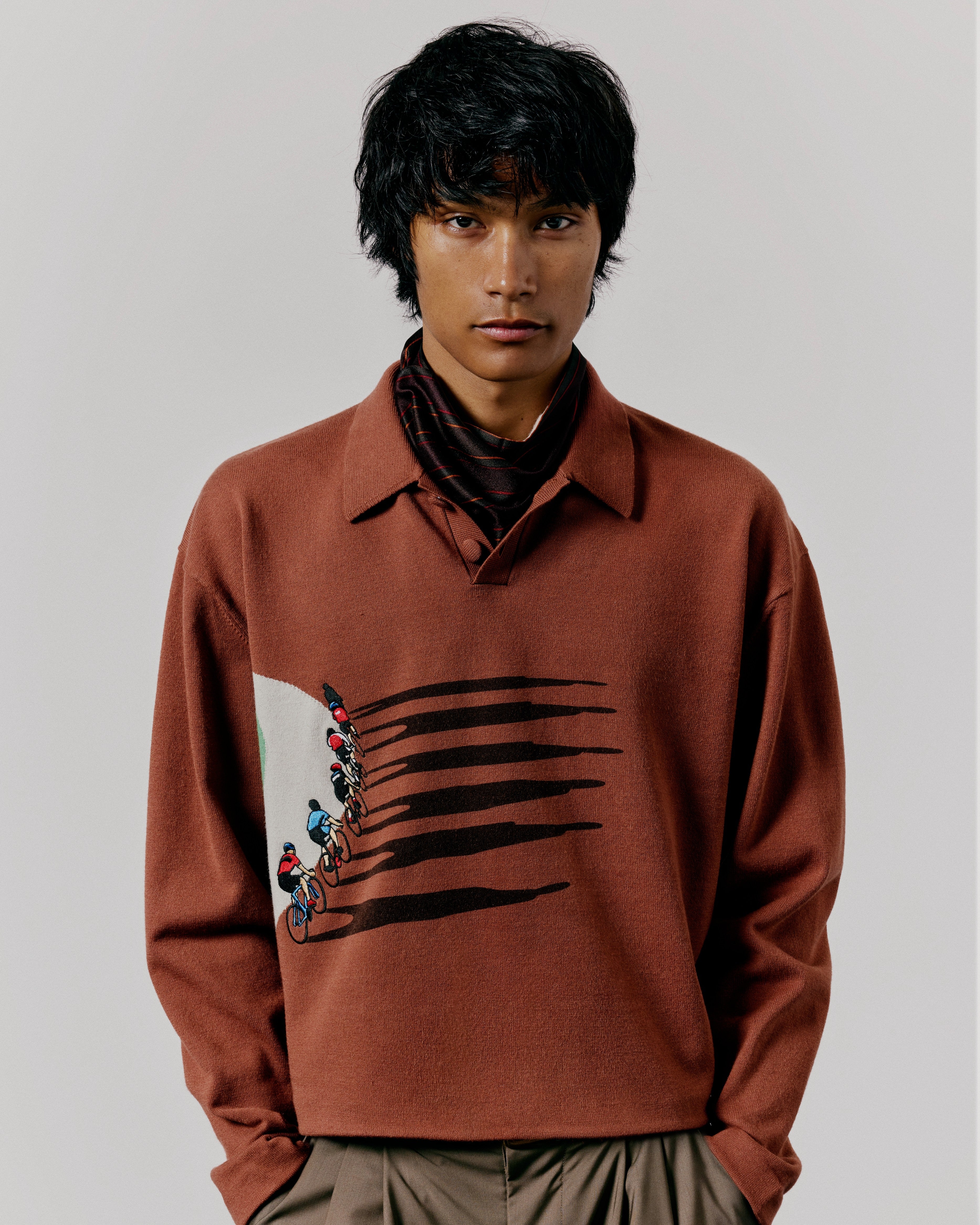 house off errors ニット FINE KNIT CYCLING SWEATER – HOUSE OF ERRORS