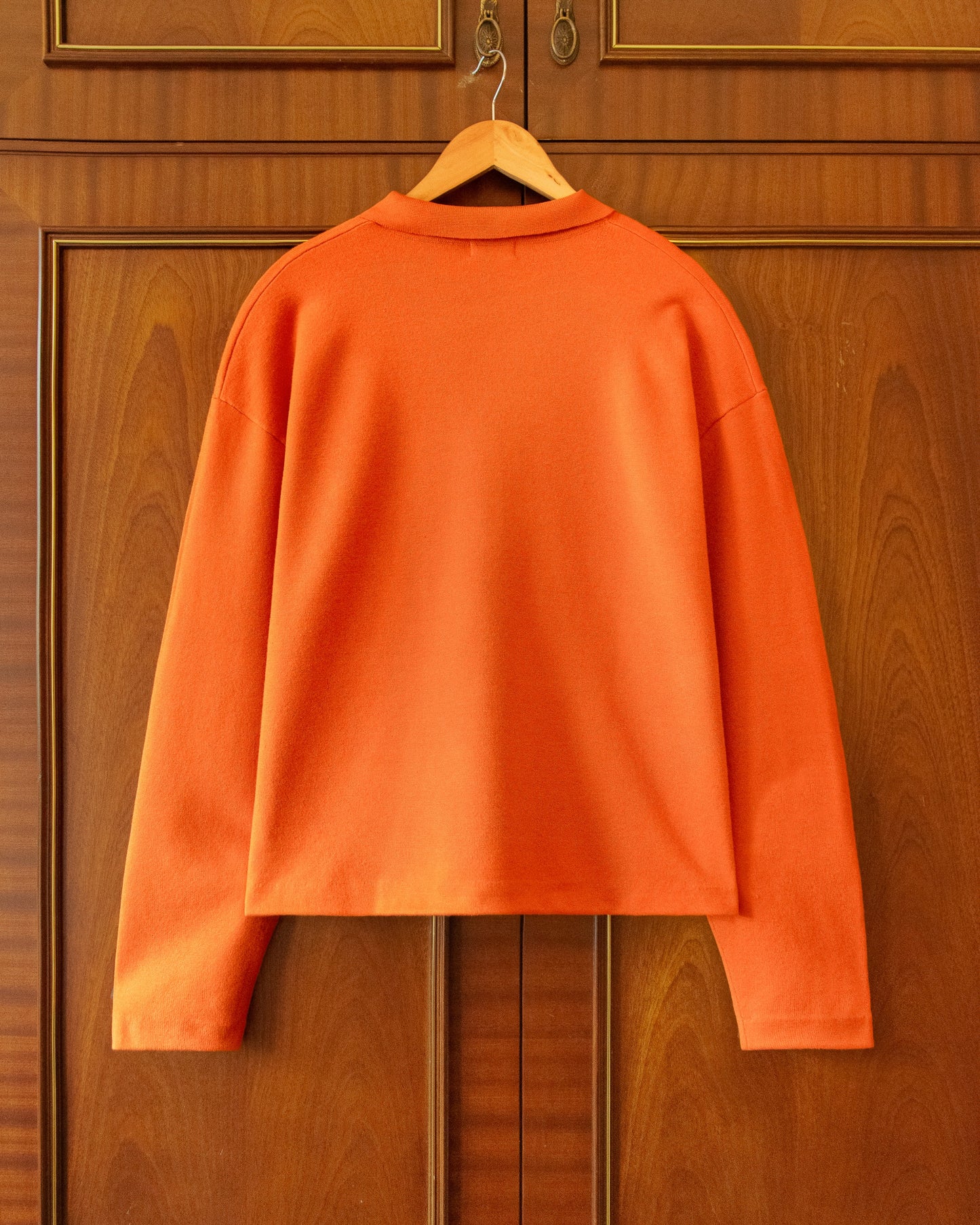 FINE KNIT TENNIS SWEATER - CLAY