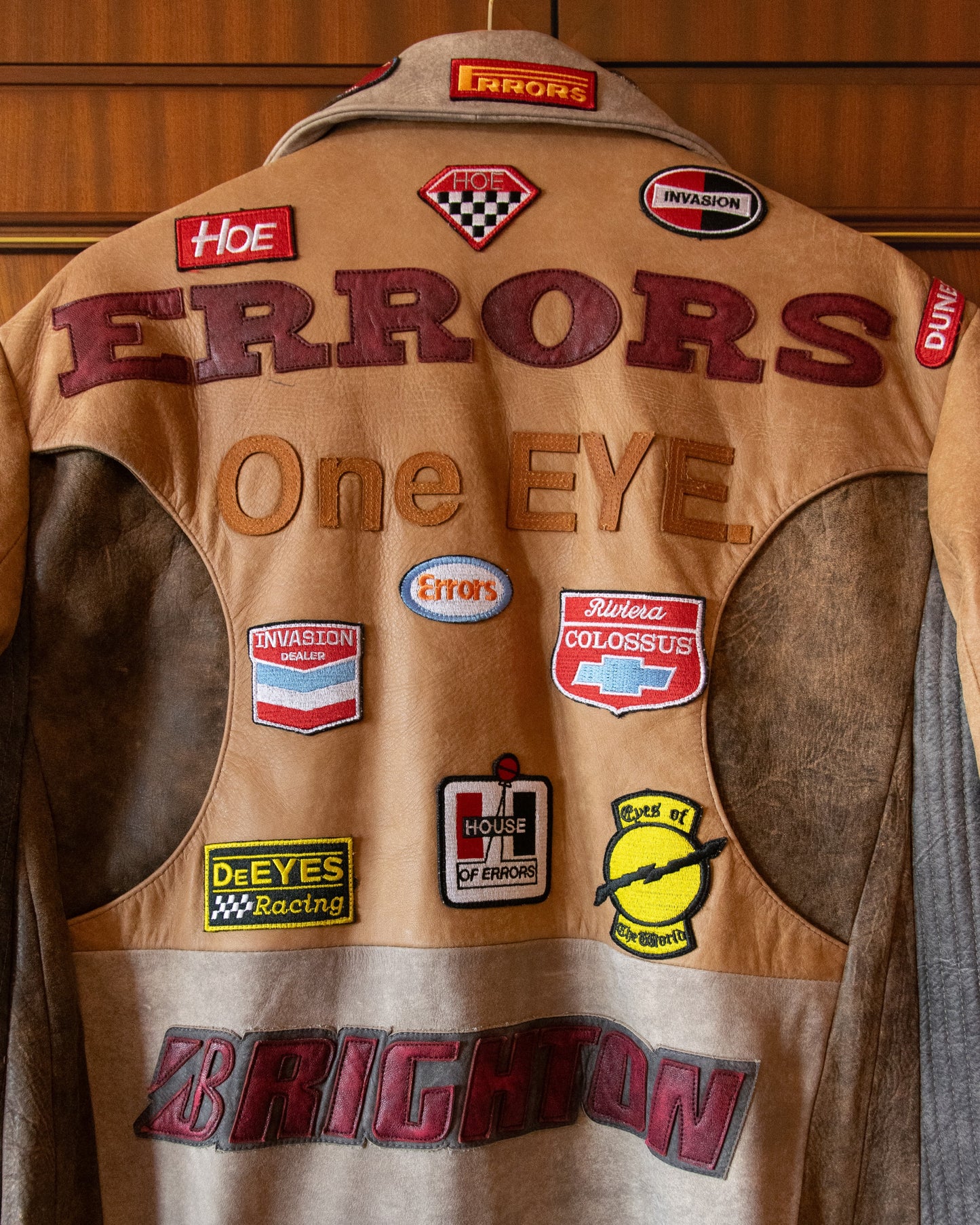 LEATHER MOTO TRENCH COAT