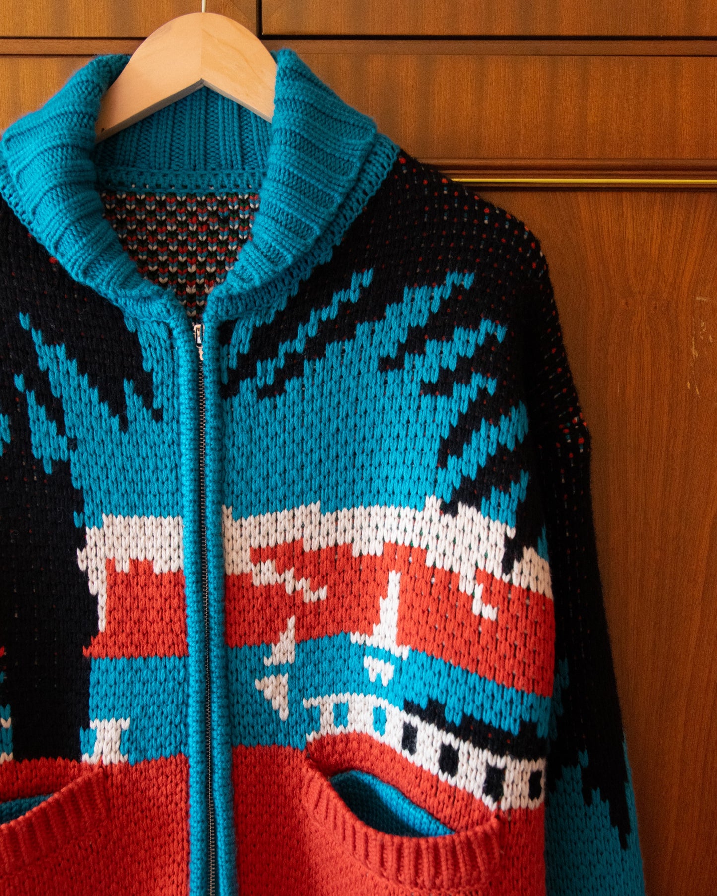 WOOL BLEND HOTEL ERRORS CARDIGAN