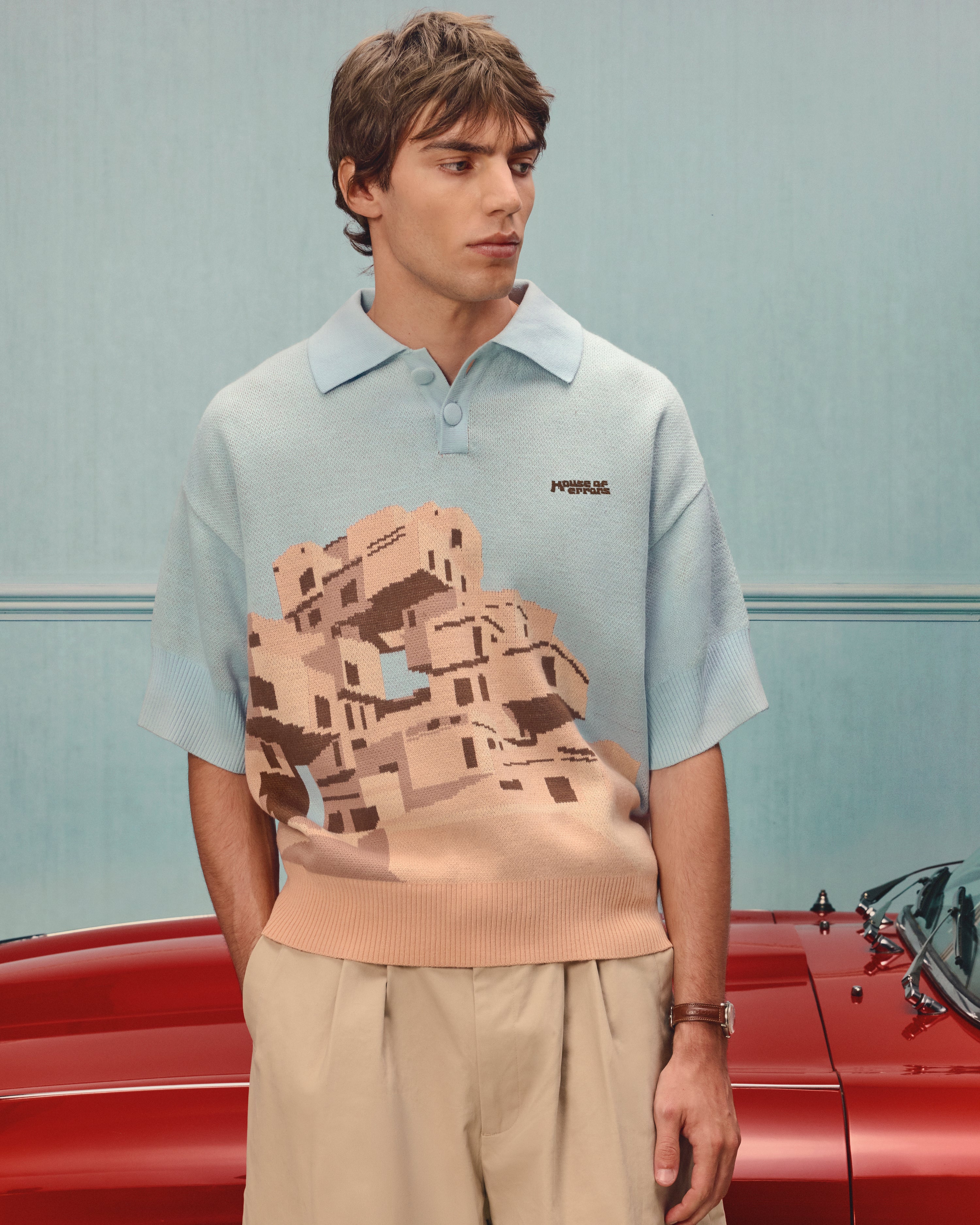 THE APARTMENTS KNITTED POLO