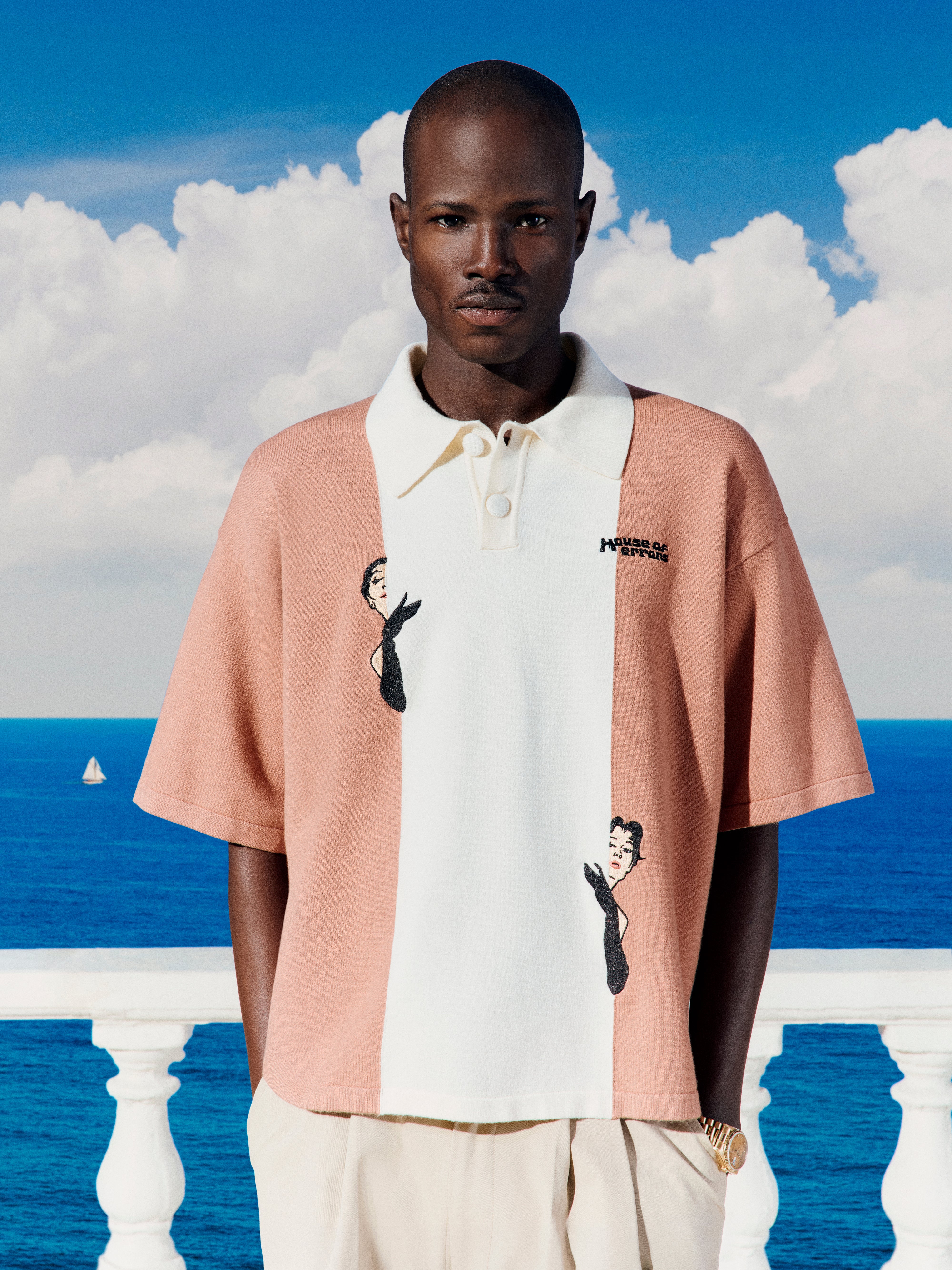 KNITTED PEEKING POLO – HOUSE OF ERRORS