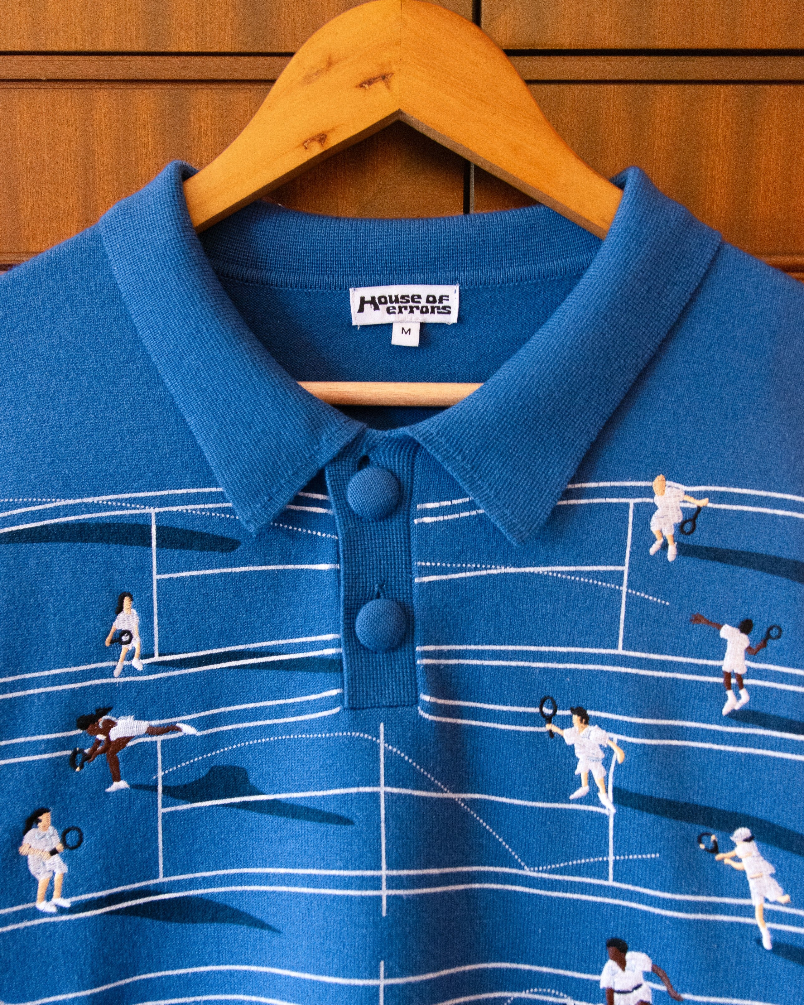 FINE KNIT TENNIS SWEATER - ASPHALT – HOUSE OF ERRORS
