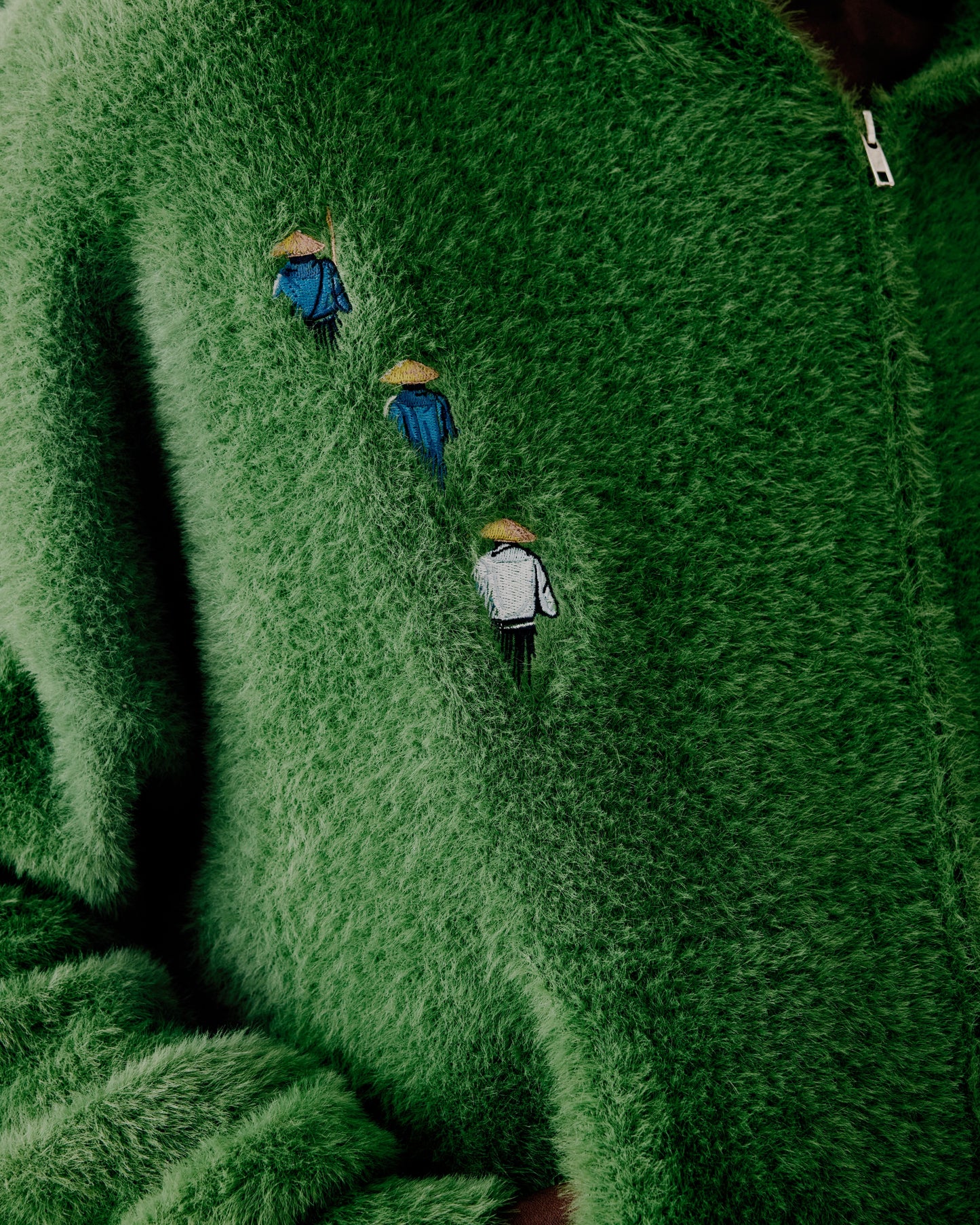 SHAGGY KNITTED EXPLORERS HOODIE