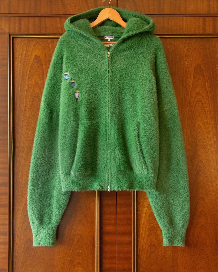 SHAGGY KNITTED EXPLORERS HOODIE