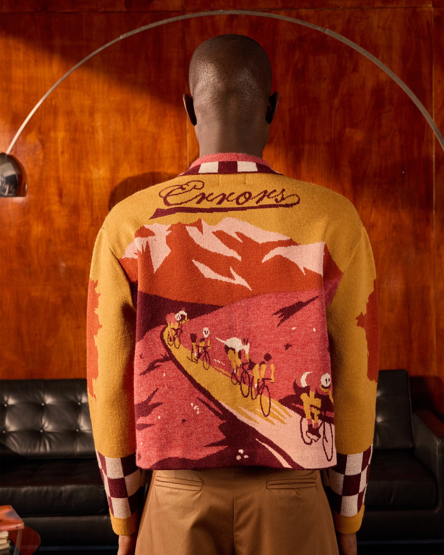 KNIT CYCLING JACKET IN SUNRISE