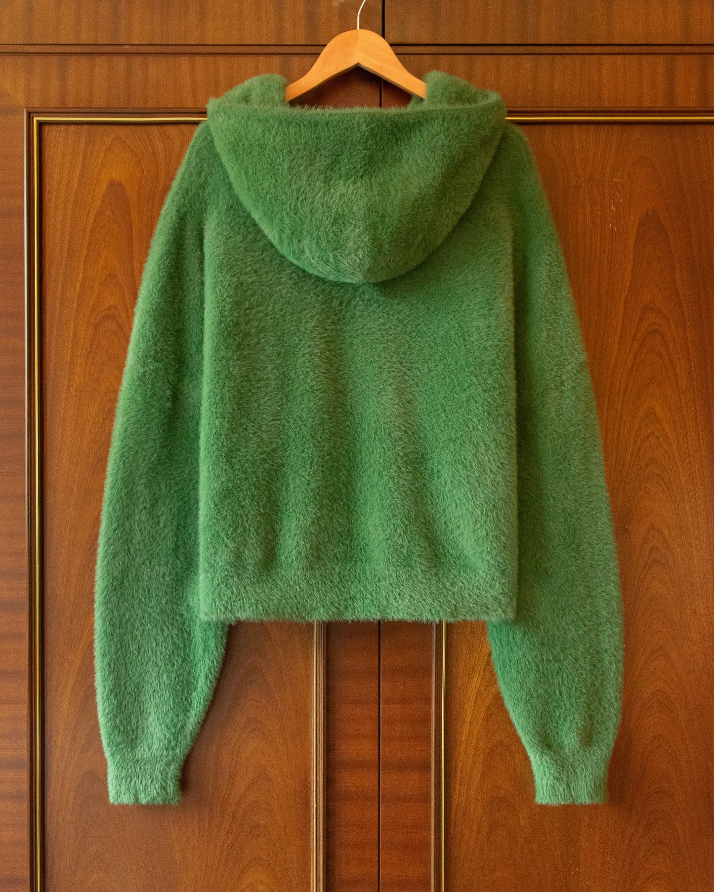 SHAGGY KNITTED EXPLORERS HOODIE