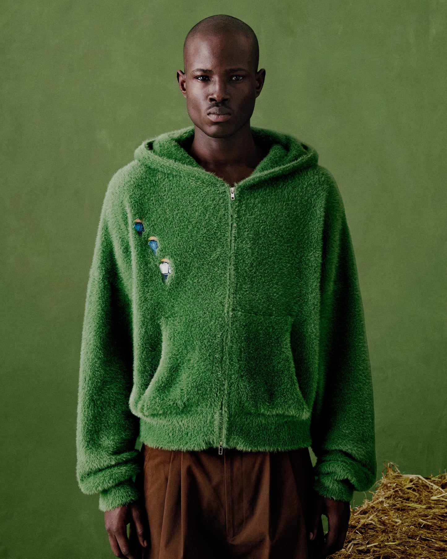 SHAGGY KNITTED EXPLORERS HOODIE