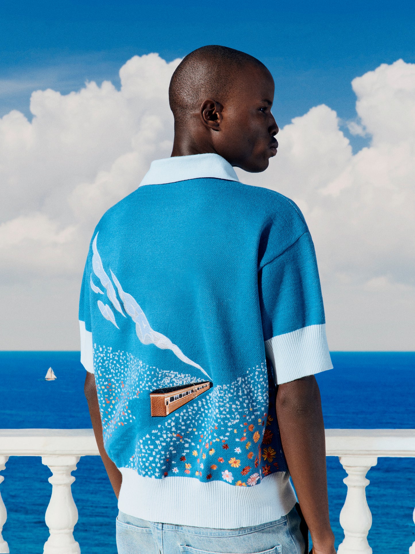 ERRORS EXPRESS EMBROIDERED POLO