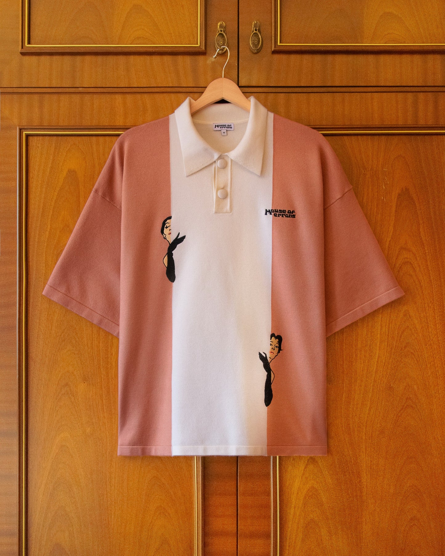 KNITTED PEEKING POLO