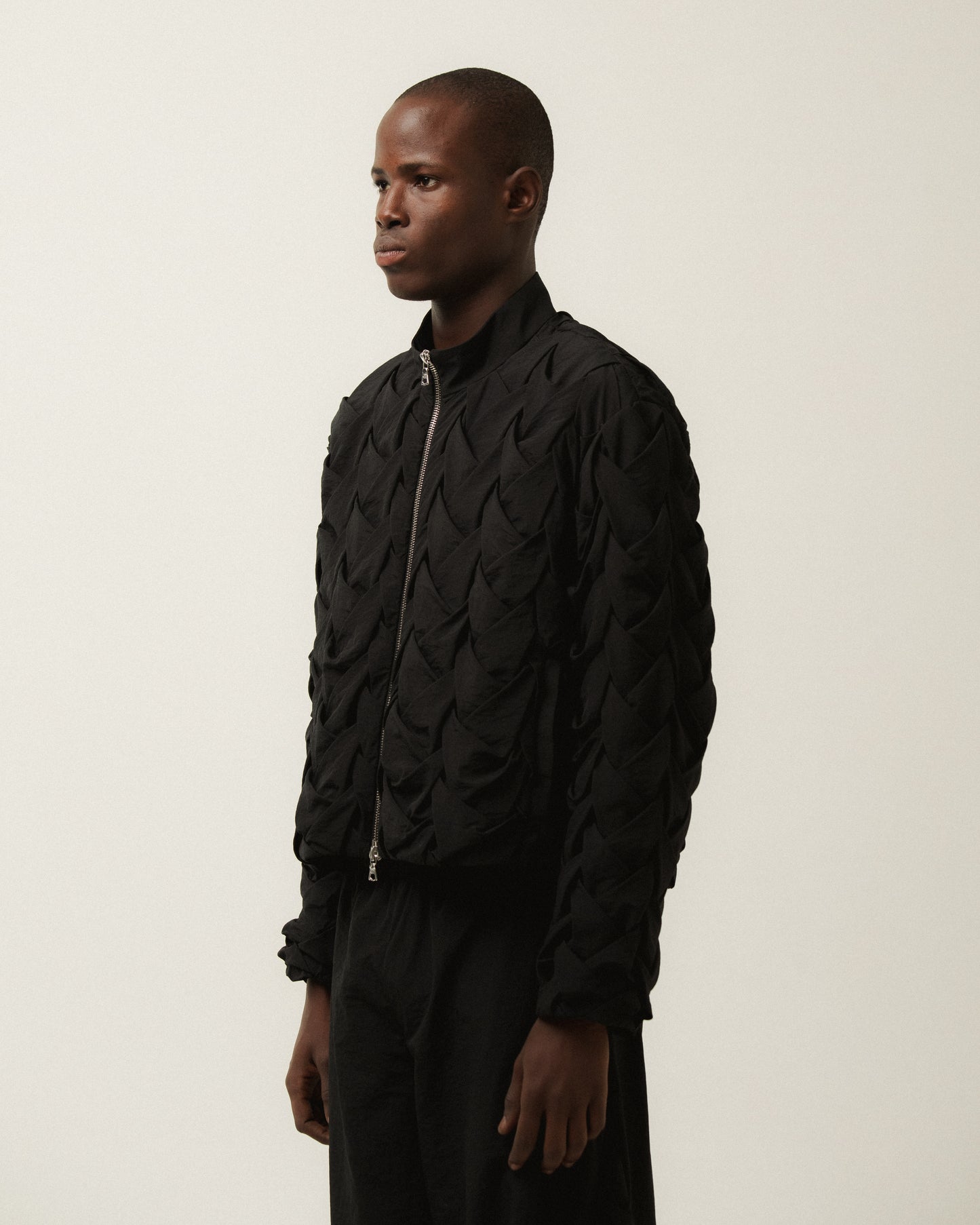 SMOCKWEAVE TRACK JACKET
