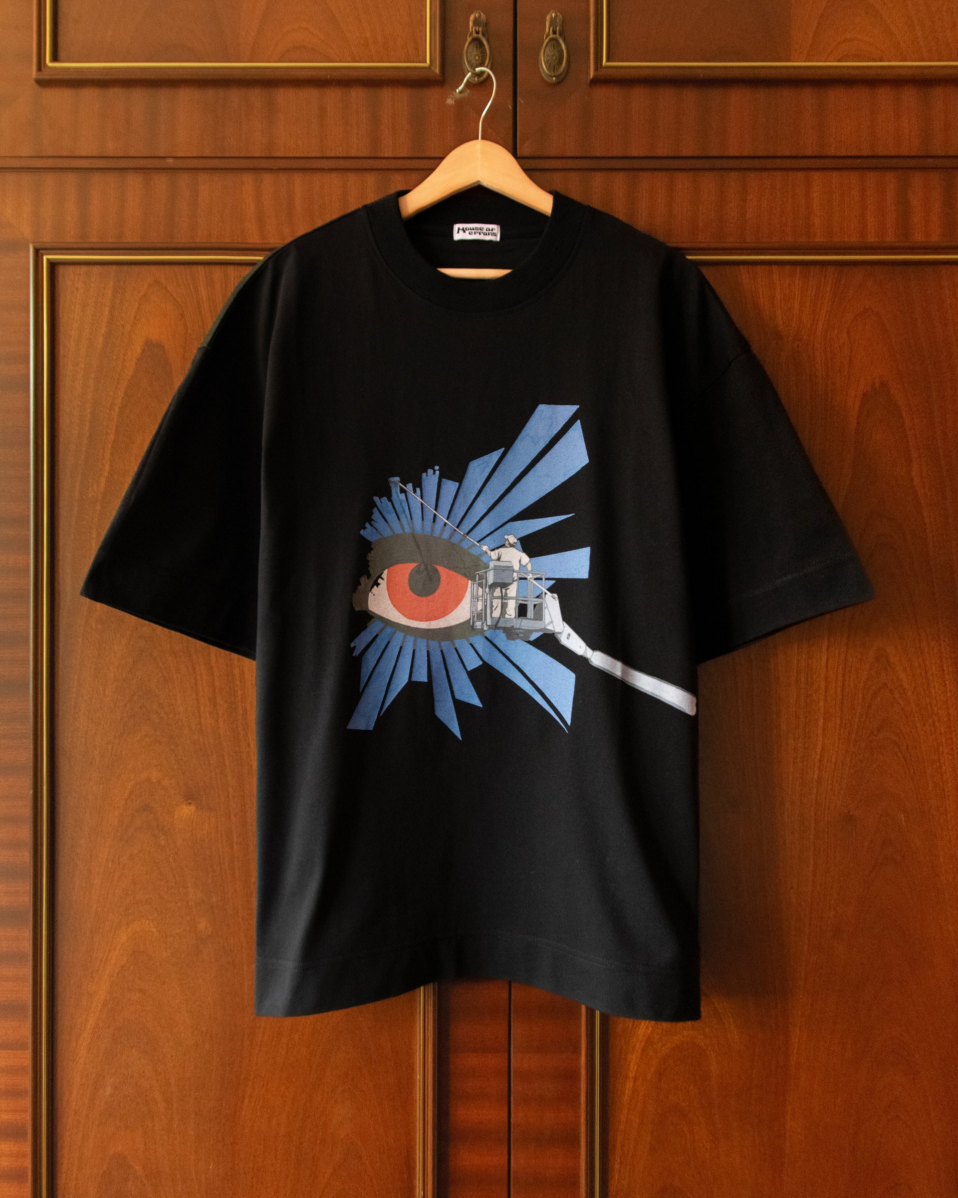 PAINTER MIDWEIGHT TEE IN BLACK – HOUSE OF ERRORS
