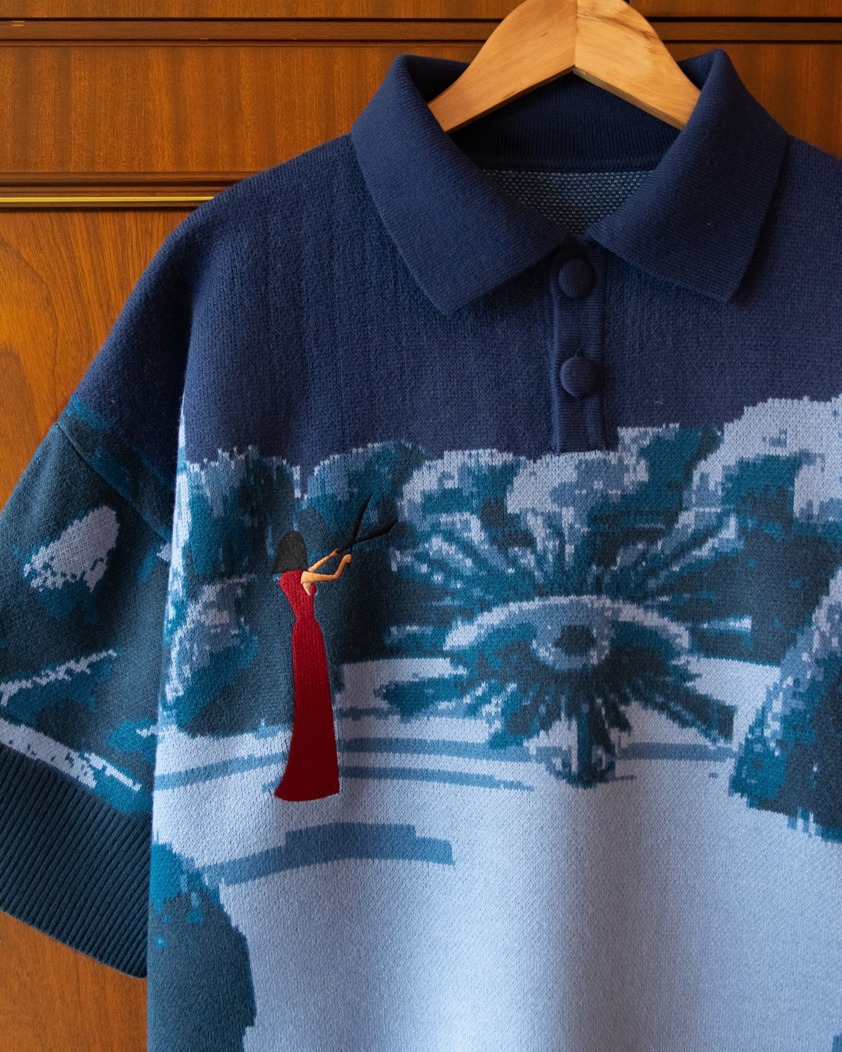 KNITTED NIGHT GARDEN POLO – HOUSE OF ERRORS