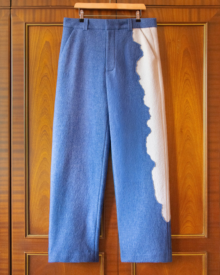 WOOL 'PLANCHE A NEIGE' TROUSERS