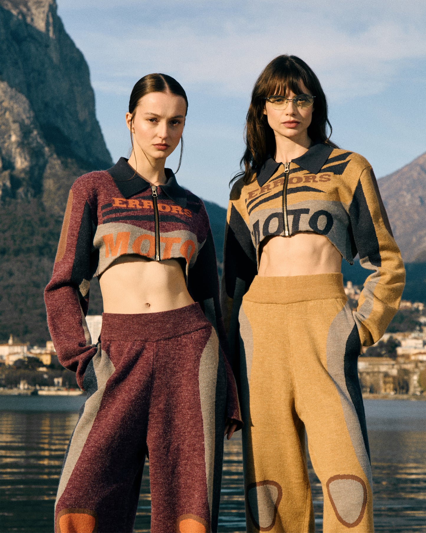 KNITTED MOTO CROPPED JACKET