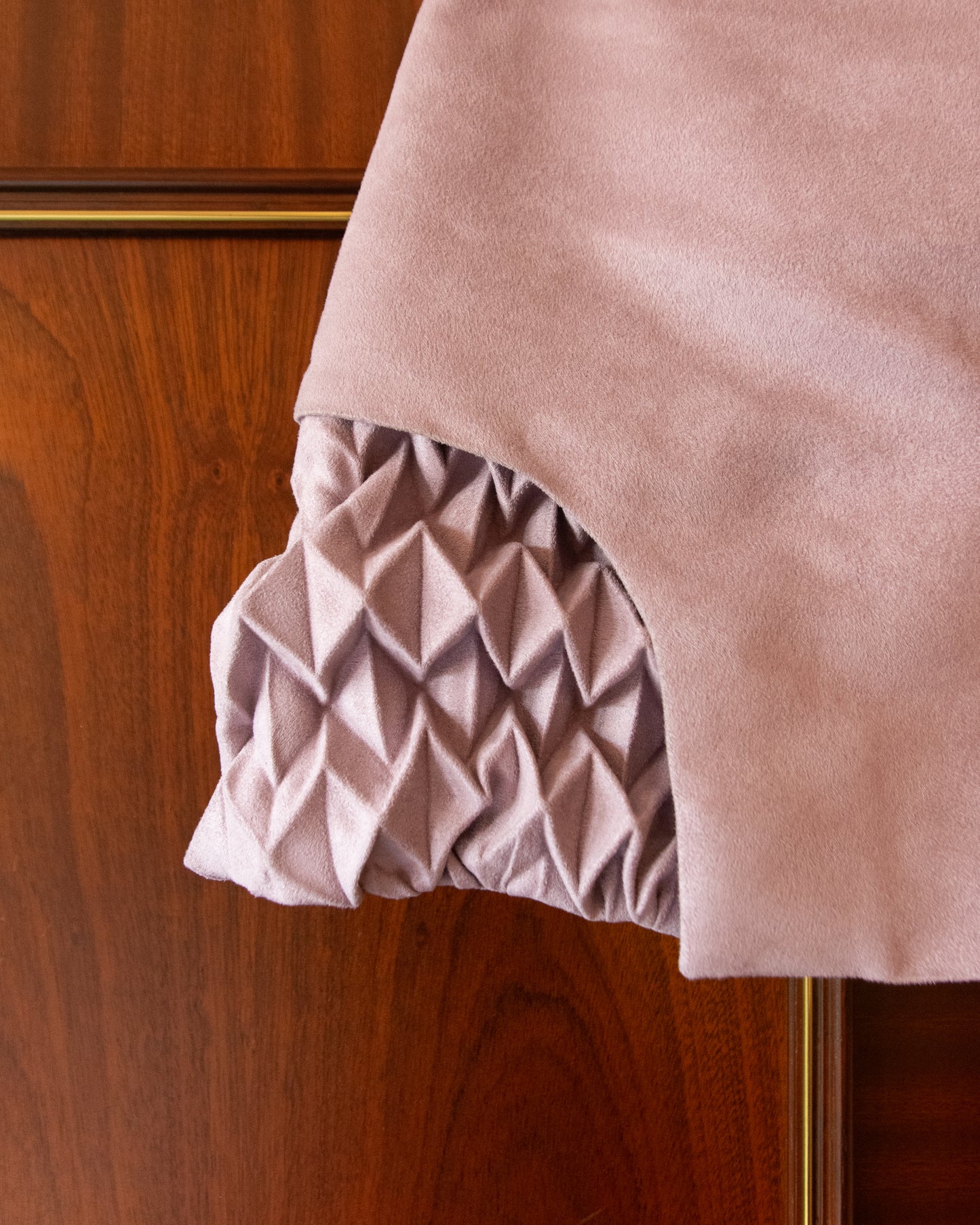 DIAMOND PLEAT MINISKIRT