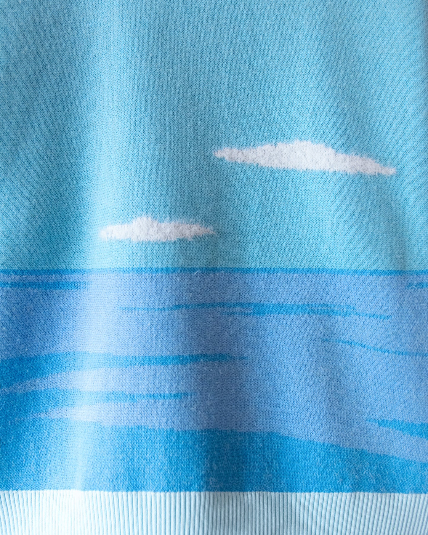 KNITTED SEASIDE RIDE POLO