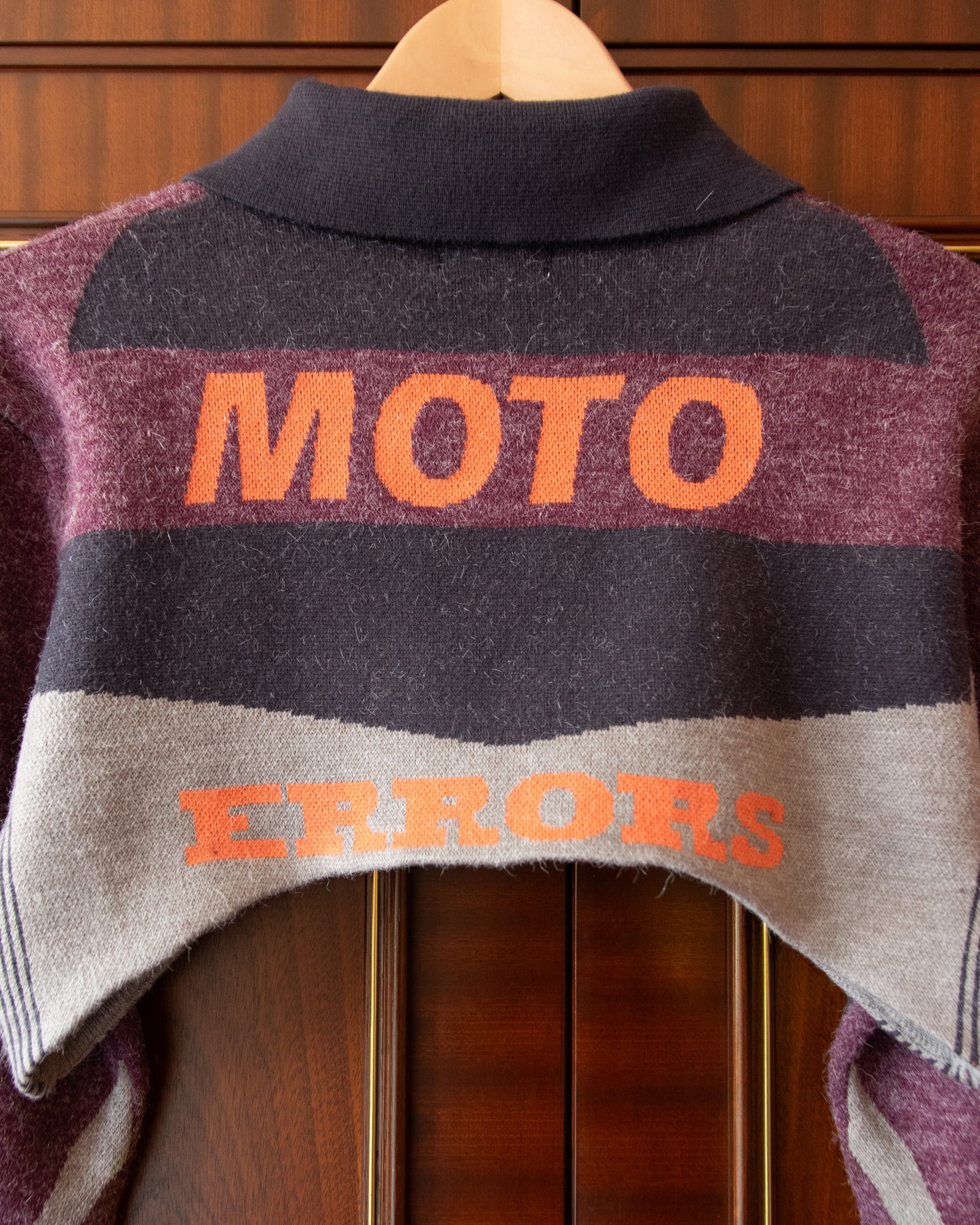 KNITTED MOTO CROPPED JACKET