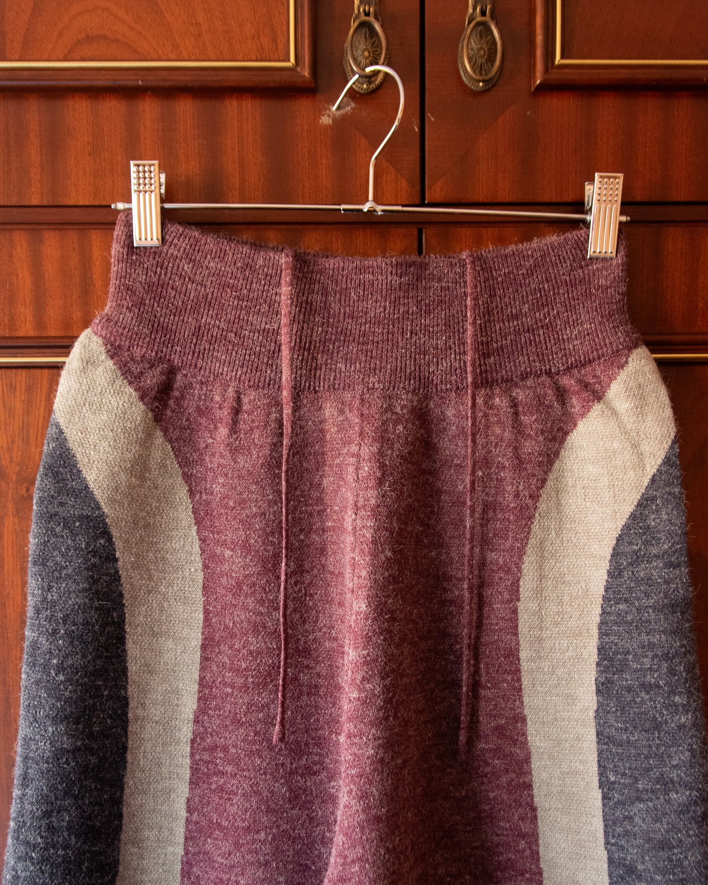 KNITTED MOTO PANTS