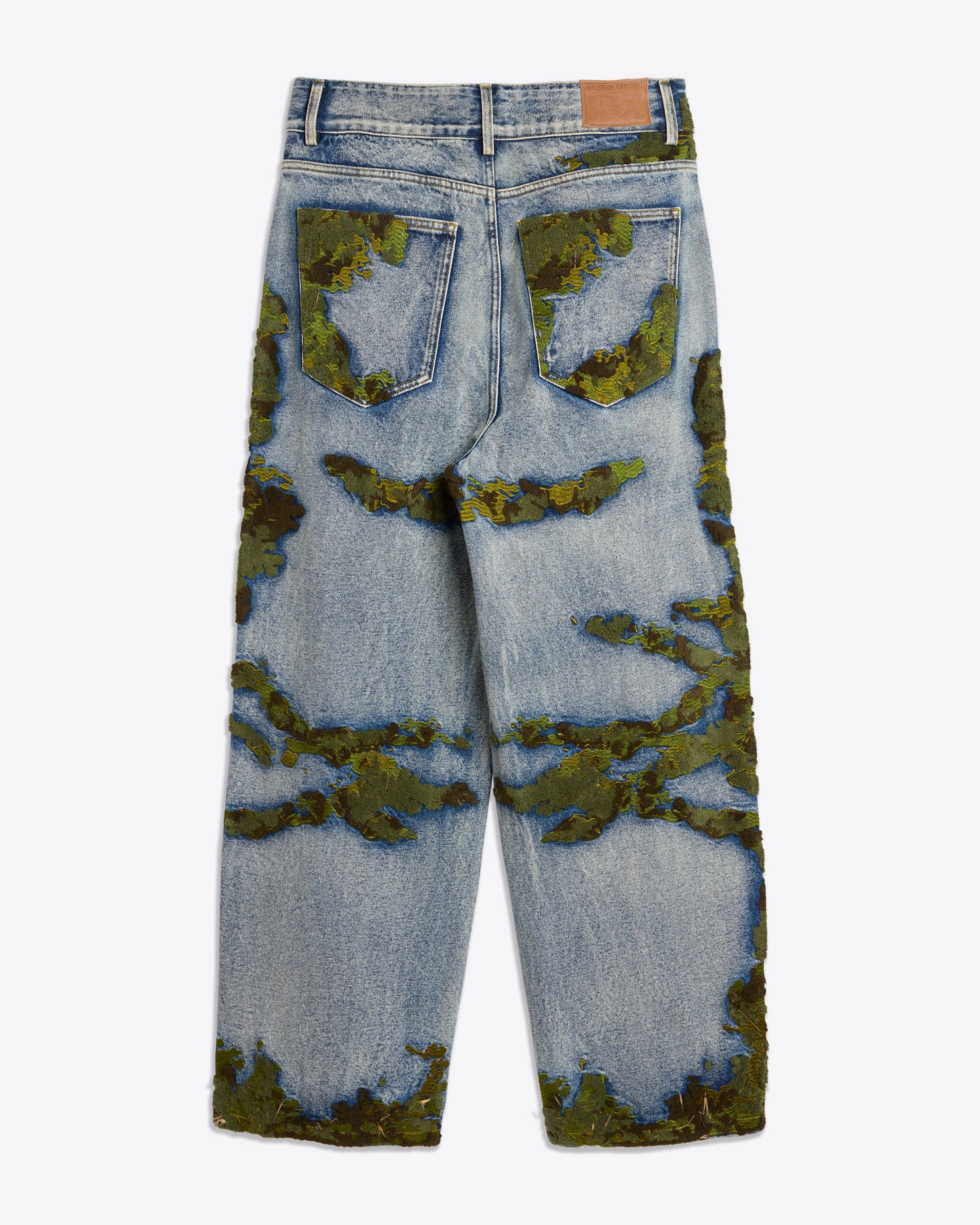 EMBROIDERED MOSS JEANS (TEST)