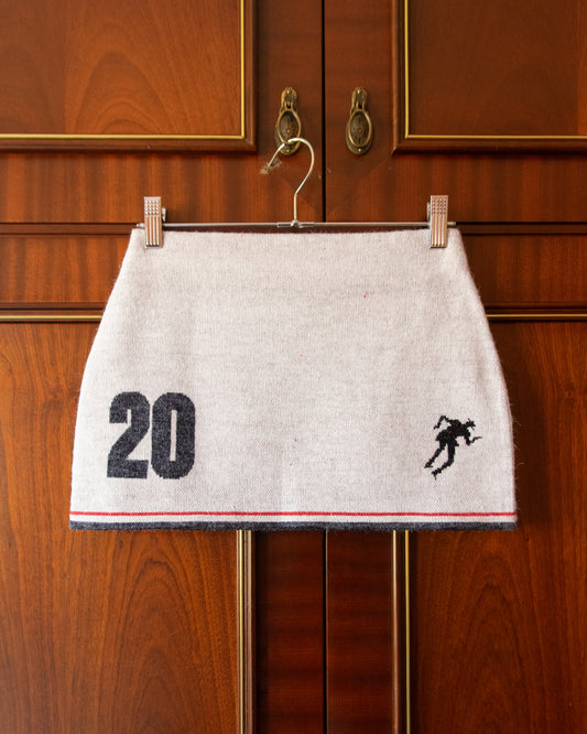 KNITTED FOOTBALL SKIRT