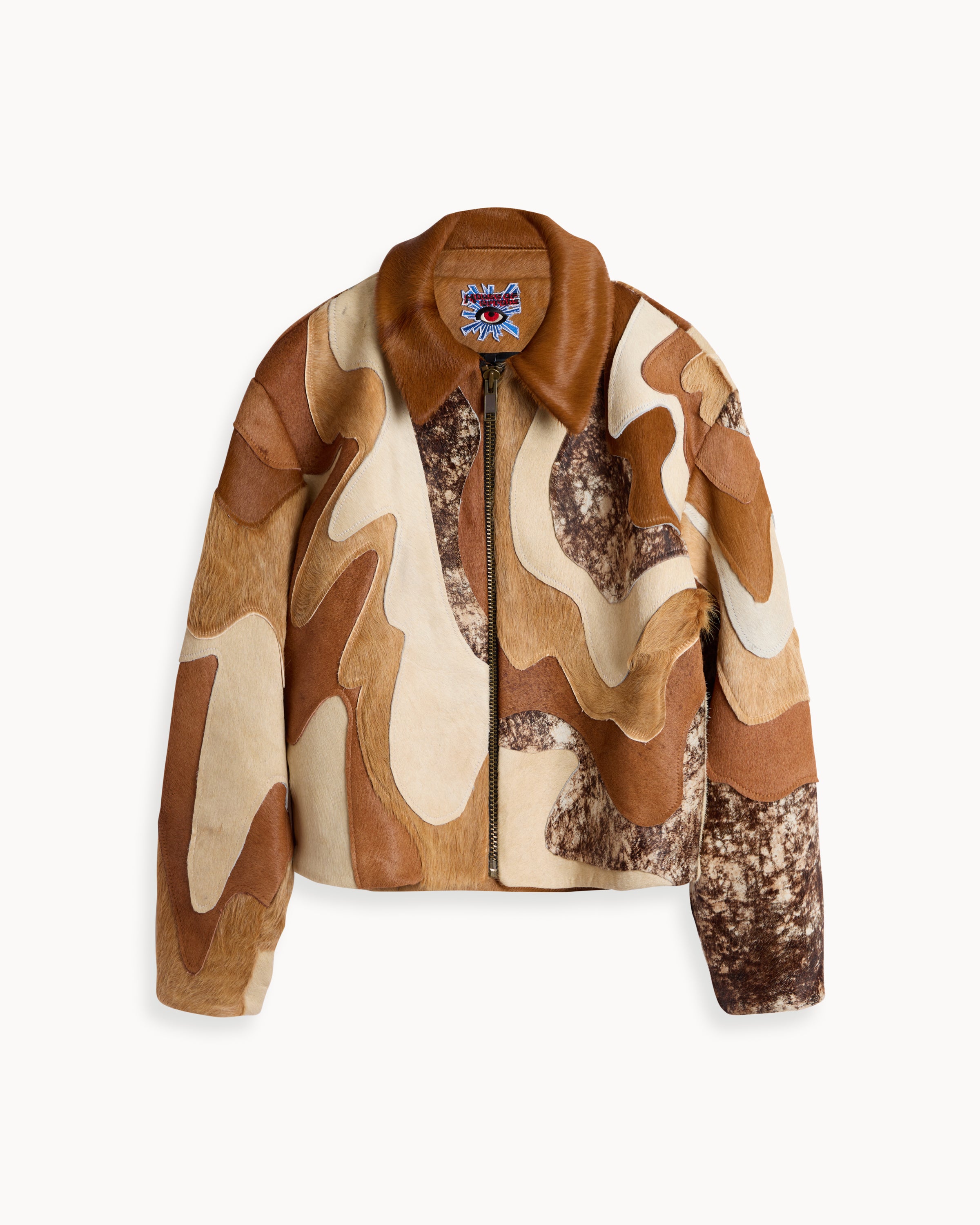 FURHIDE PATCHWORK JACKET