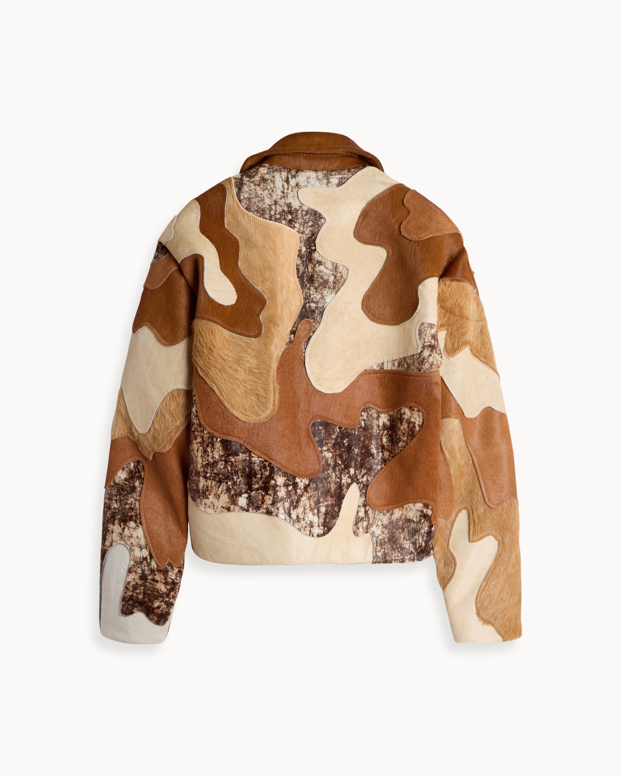 FURHIDE PATCHWORK JACKET